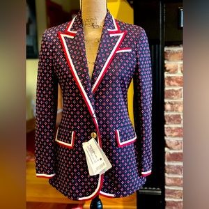 NWT Gucci printed blazer